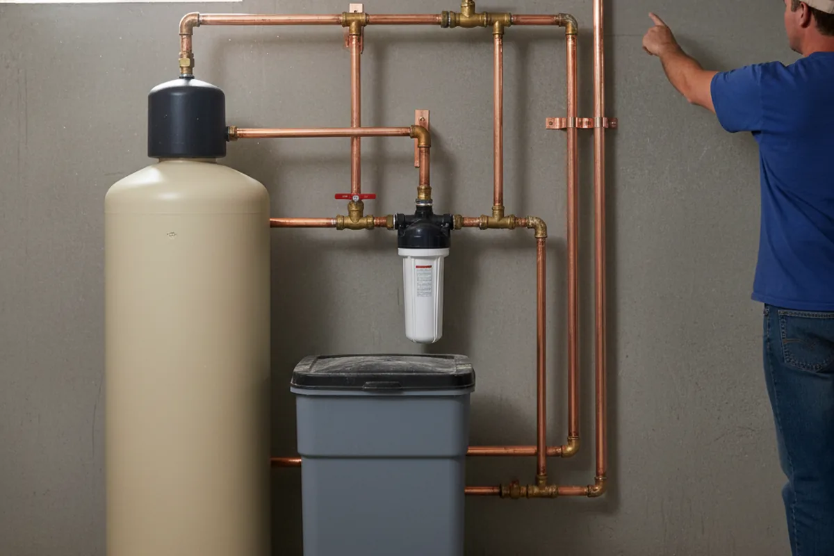 Whole-house water treatment system installed in Tuscola